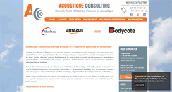 Desktop Screenshot of acoustiqueconsulting.com
